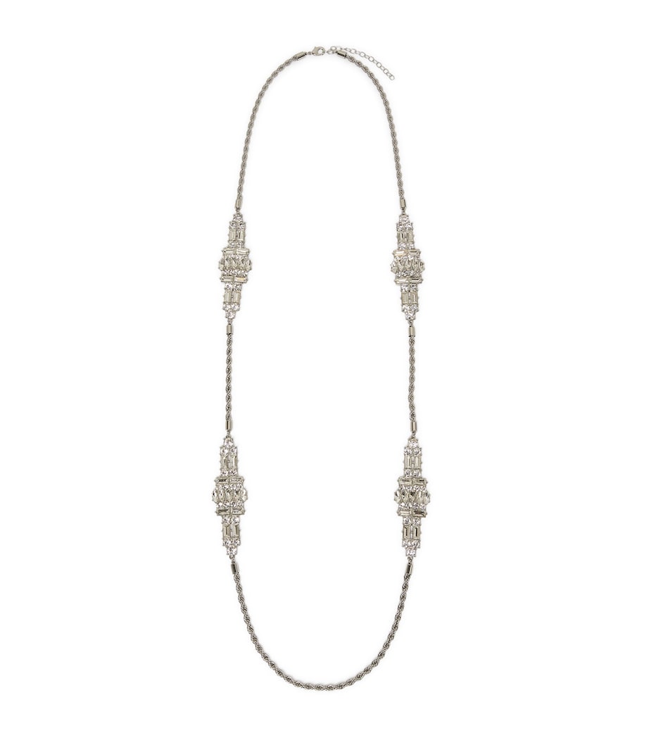 Marina Rinaldi embellished torchon chain necklace, imported from the UK