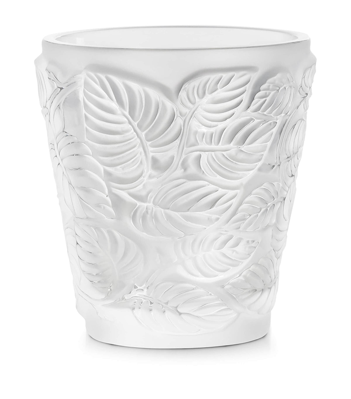 Lalique Feuilles Votive candle holder 8cm, UK version