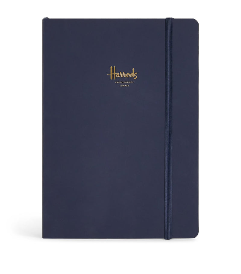 Lined Notebook with Metallic Gold Cover, 15cm x 10.5cm x 1.5cm