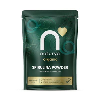 Holland & Barrett Naturya Organic Spirulina Powder British Supplement 200g- Buy online at McGrocer
