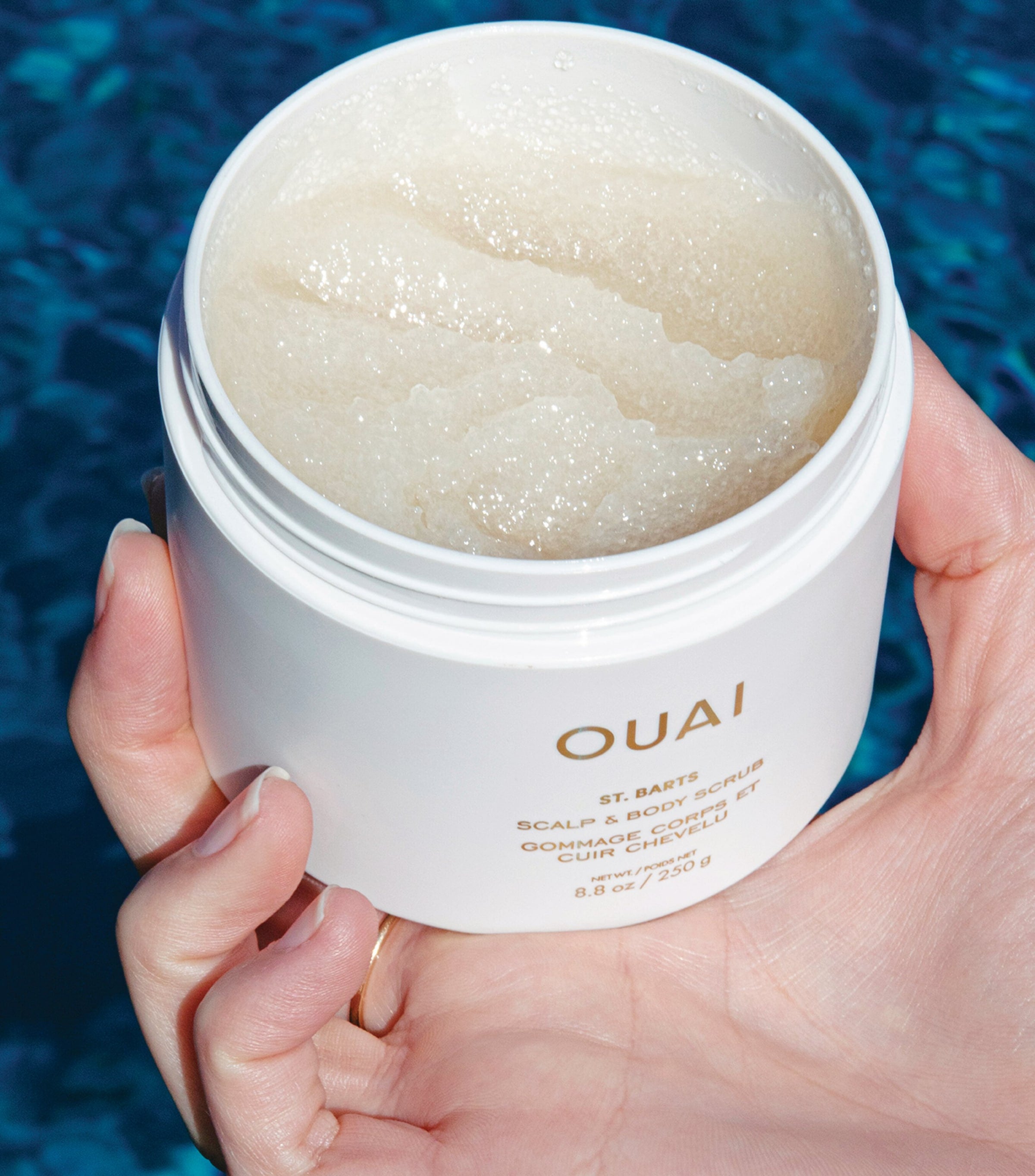 Ouai St. Barts scalp and body scrub 250g, imported from the UK