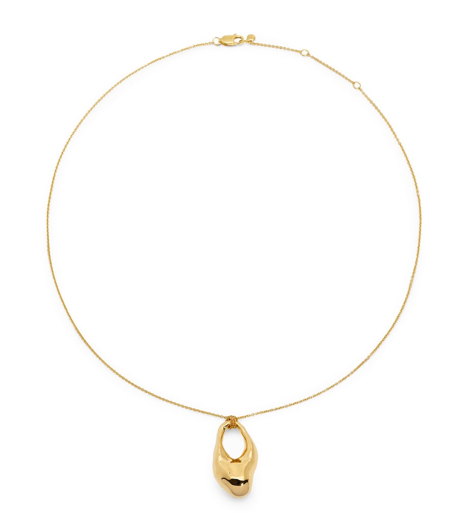 Monica Vinader gold vermeil Antica bold chain necklace 48cm, imported from the UK