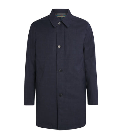 Harrods Manteau classique en laine vierge à revers crantés - Acheter en ligne sur McGrocer