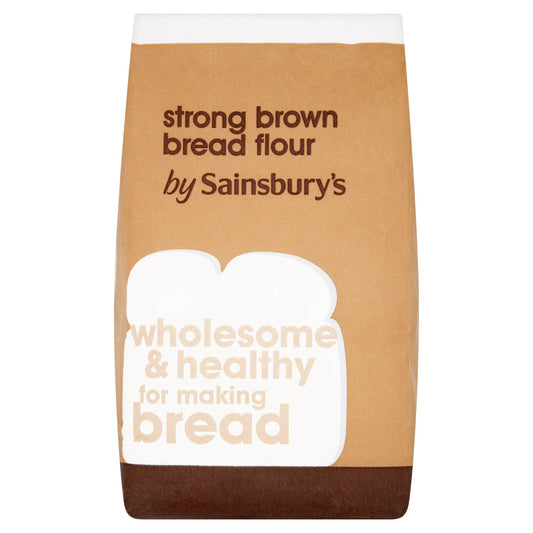 Sainsbury's Strong Brown Flour 1.5kg flour Sainsburys   