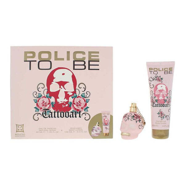 Police To Be Tattoo Art set 40ml EDP and lotion - British product