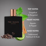 Ted Baker eau de toilette Cu Copper 100ml - British product