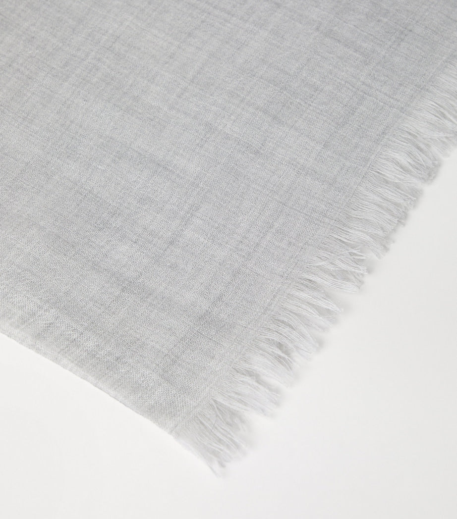 Brunello Cucinelli cashmere-silk scarf 200cm - British product