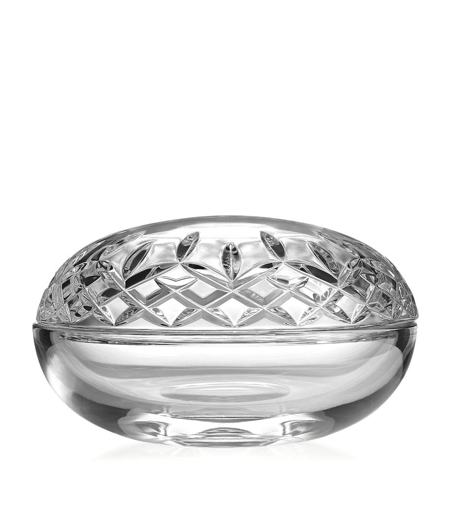 Waterford Lismore Essence crystal covered bowl 13cm, imported from the UK
