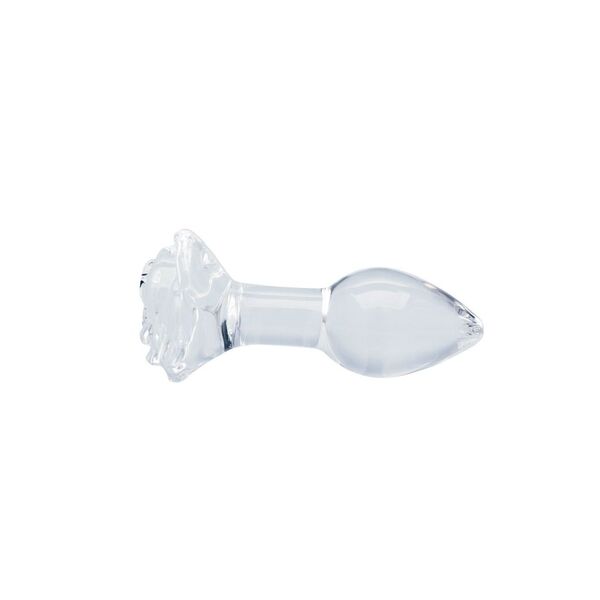 Clarity Utopian Bloom glass butt plug 4.3-inch, UK version