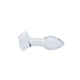 Clarity Utopian Bloom glass butt plug 4.3-inch, UK version