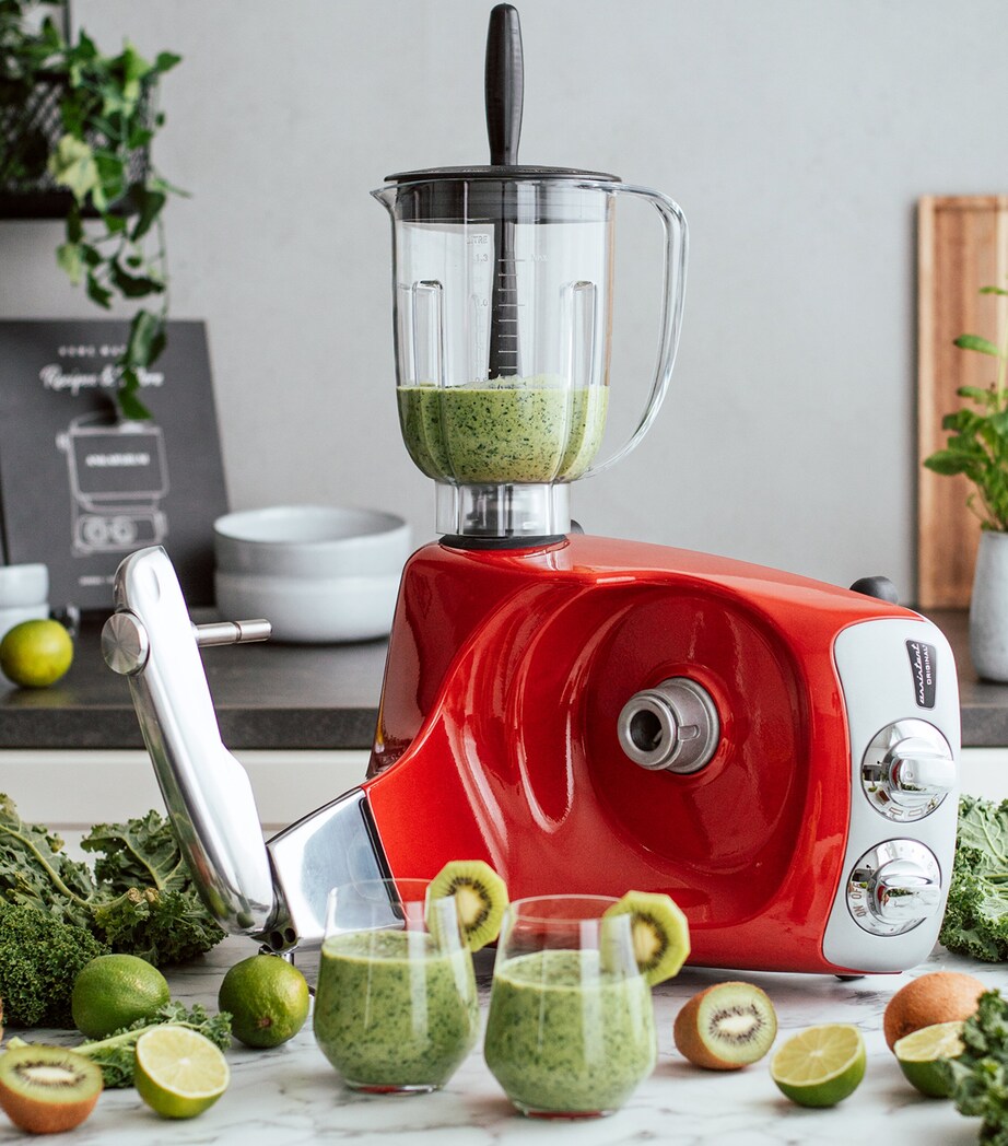 Ankarsrum blender with tamper attachment, 1.5L capacity - British product