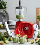 Ankarsrum blender with tamper attachment, 1.5L capacity - British product