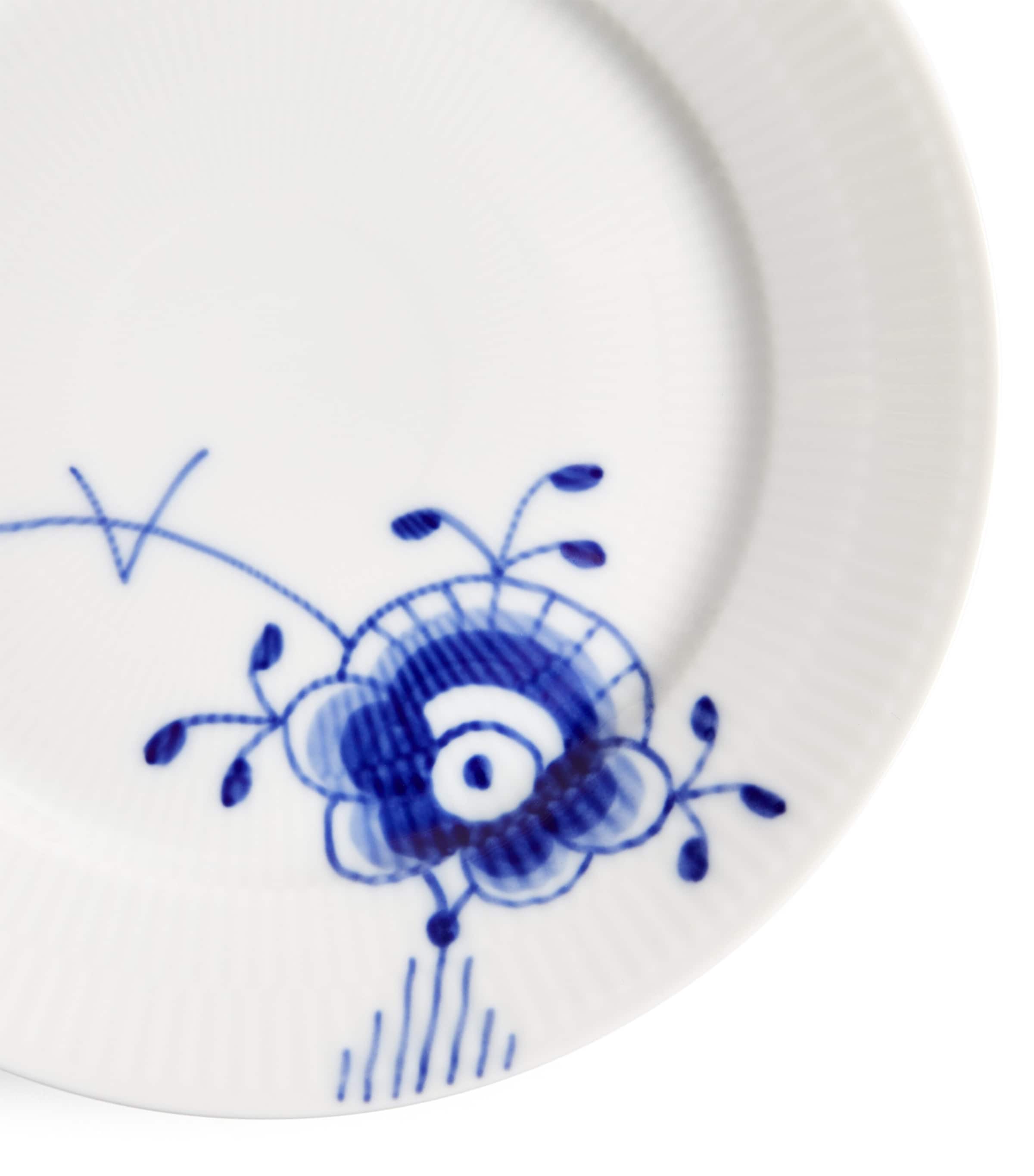 Royal Copenhagen Blue Fluted Mega Plate 22cm, imported from the UK