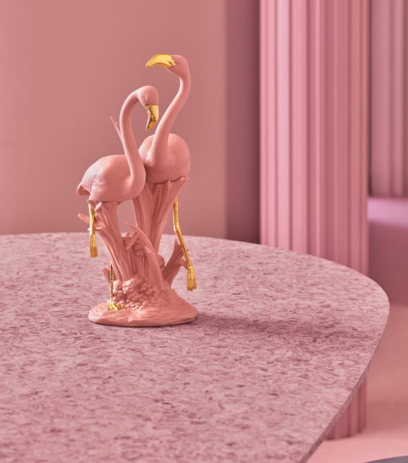Lladró The Flamingos decorative sculpture, UK version