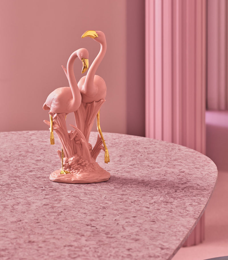 Lladró The Flamingos decorative sculpture, UK version