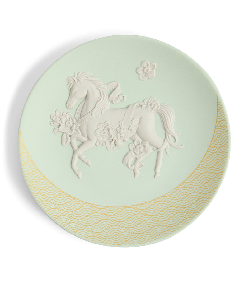 Wedgwood Jasperware Annual Eto Horse Tray 12cm (British brand)
