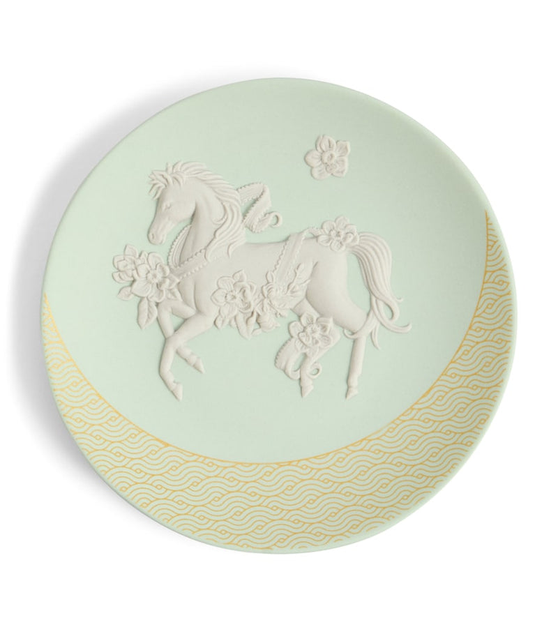 Wedgwood Jasperware Annual Eto Horse Tray 12cm (British brand)