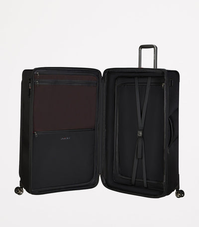 ValiseSpinner à enregistrement souple avec extérieur softshell résistant à l'eau et rangement extensible, 84cm Harrods - Acheter en ligne chez McGrocer