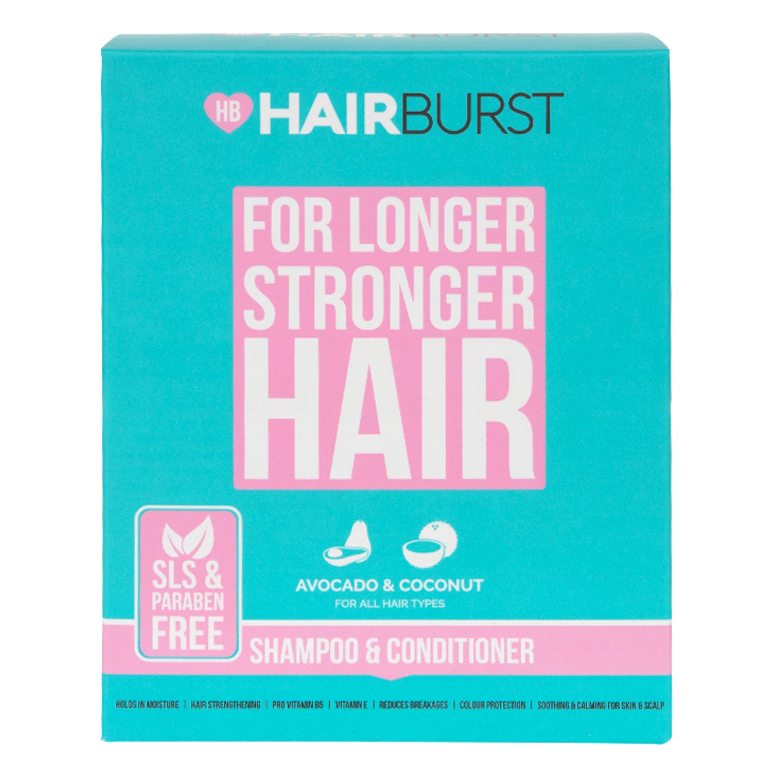 Hairburst Shampoo and Conditioner Set 350ml Each, UK version