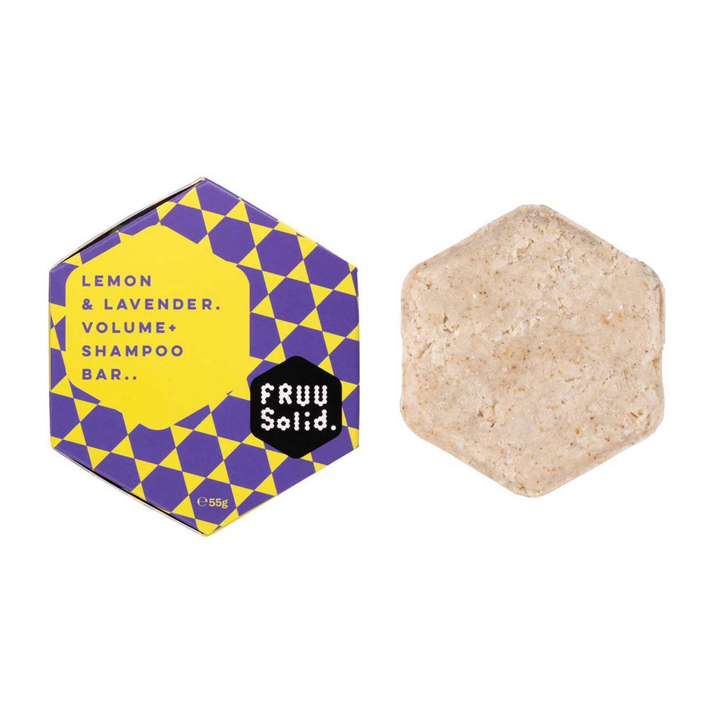 FRUU Lemon & Lavender Volume+ Shampoo Bar 55g