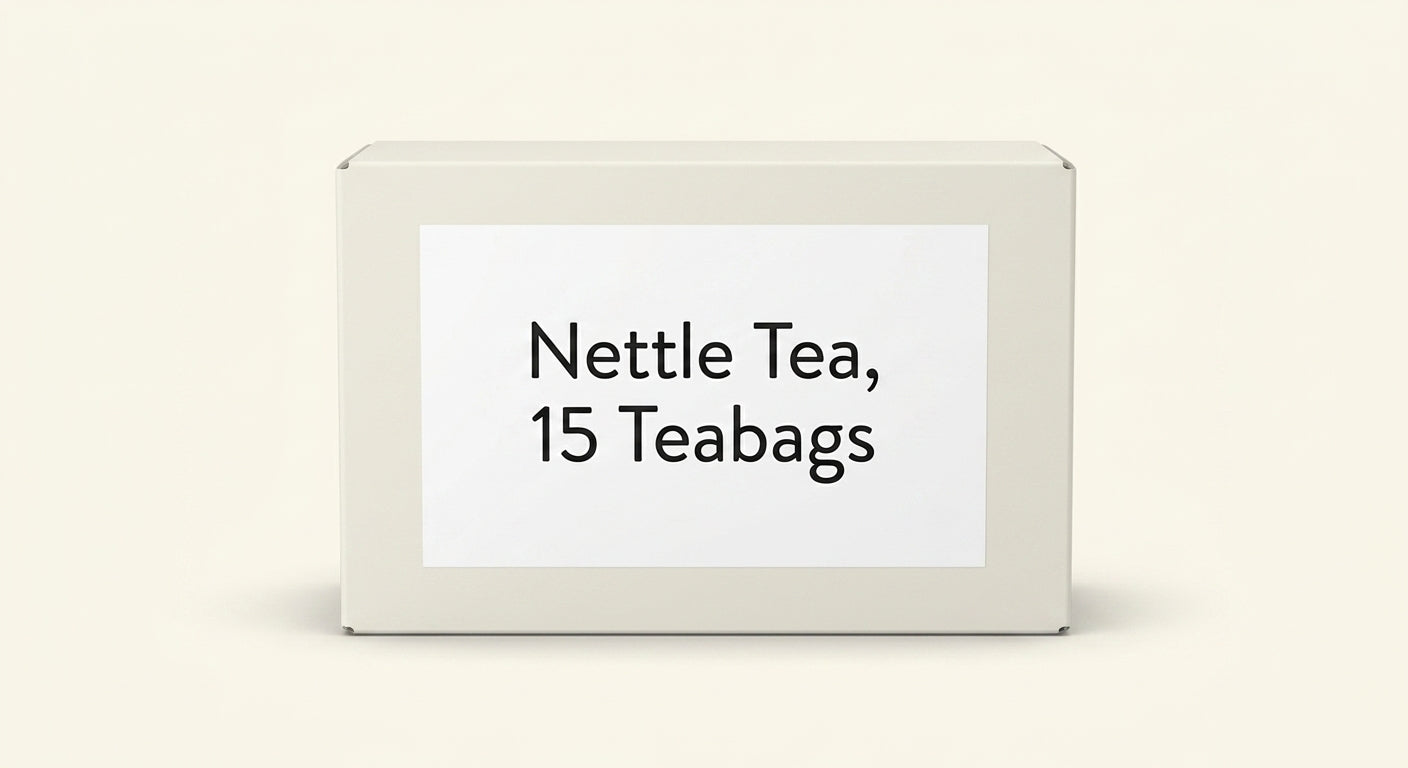 Holland & Barrett Nettle Tea Organic 15 Tea Bags, UK version