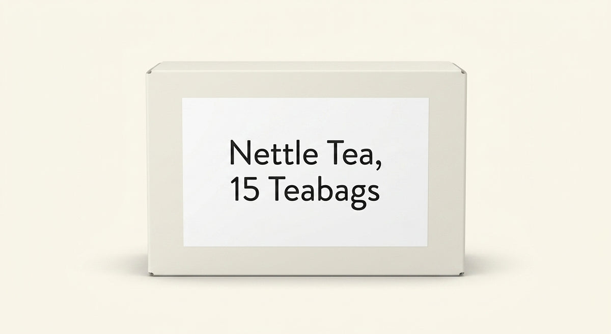 Holland & Barrett Nettle Tea Organic 15 Tea Bags, UK version