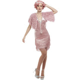 Smiffys 20s Vintage Pink Flapper costume, imported from the UK