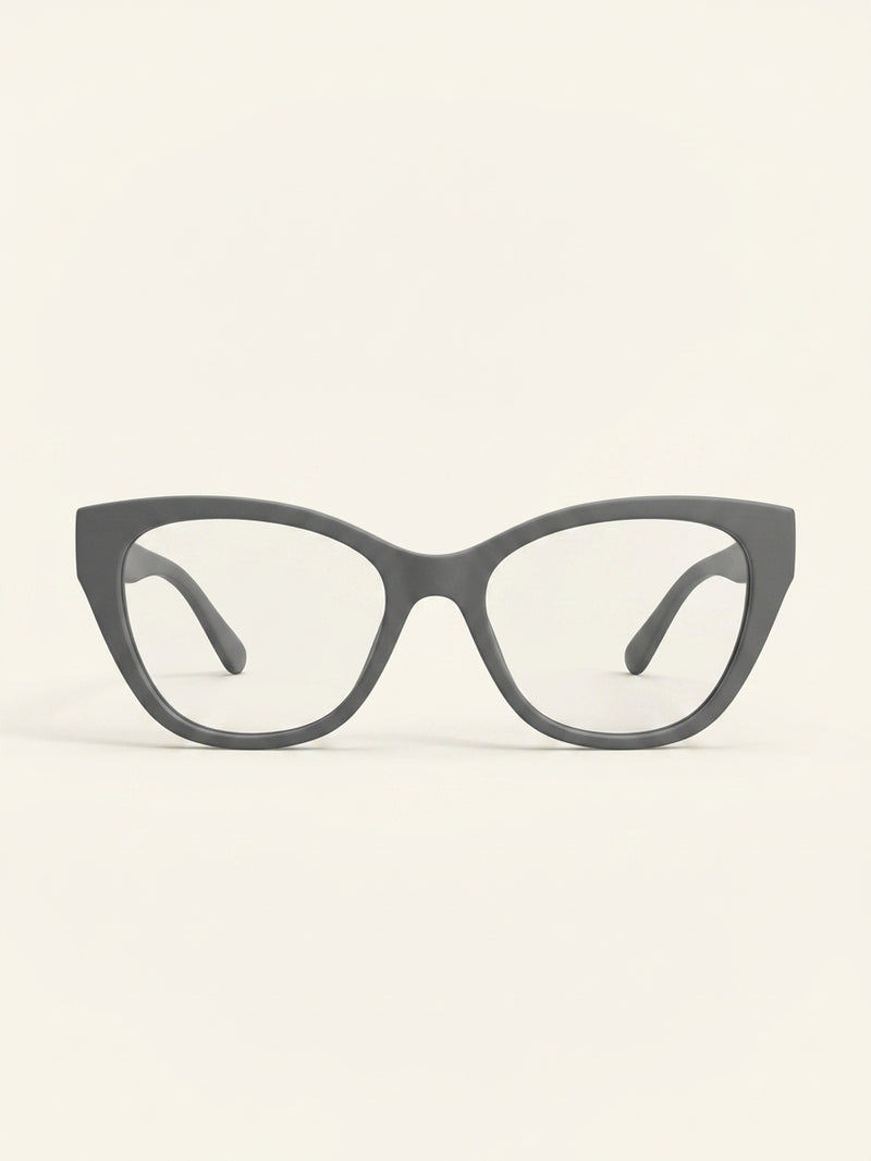 Prada acetate glasses PR 18WV irregular frame with demo lenses (British brand)