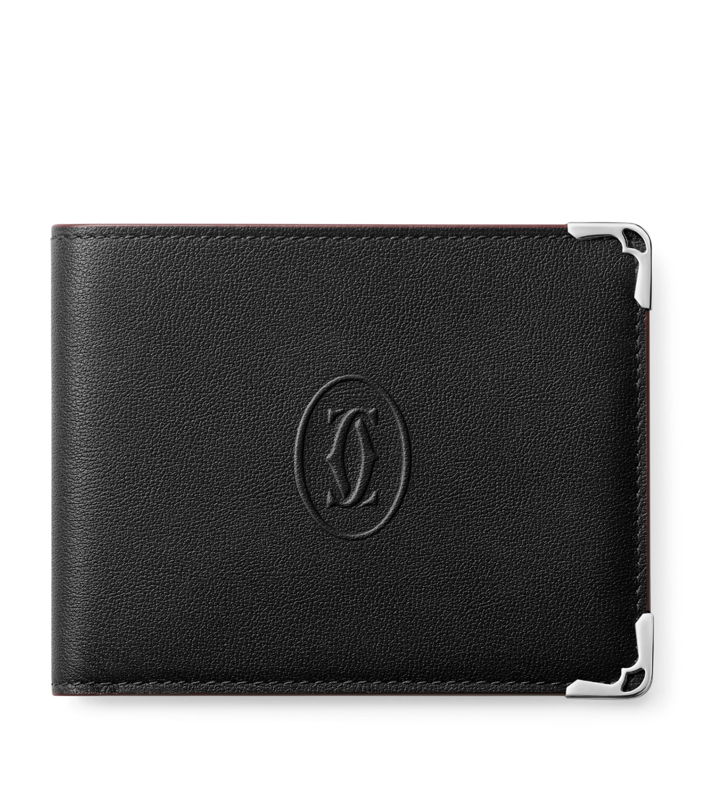 Cartier Must de Cartier leather wallet 9cm x 12cm - British product