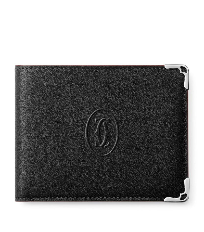 Cartier Must de Cartier leather wallet 9cm x 12cm - British product