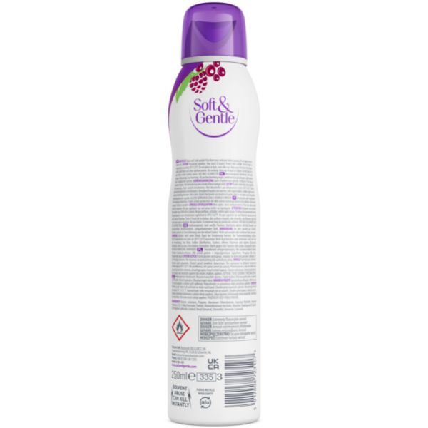 Soft & Gentle Aerosol Berry Bliss 250Ml GOODS Superdrug   