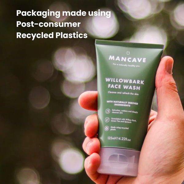 ManCave Willowbark face wash 125ml - British product