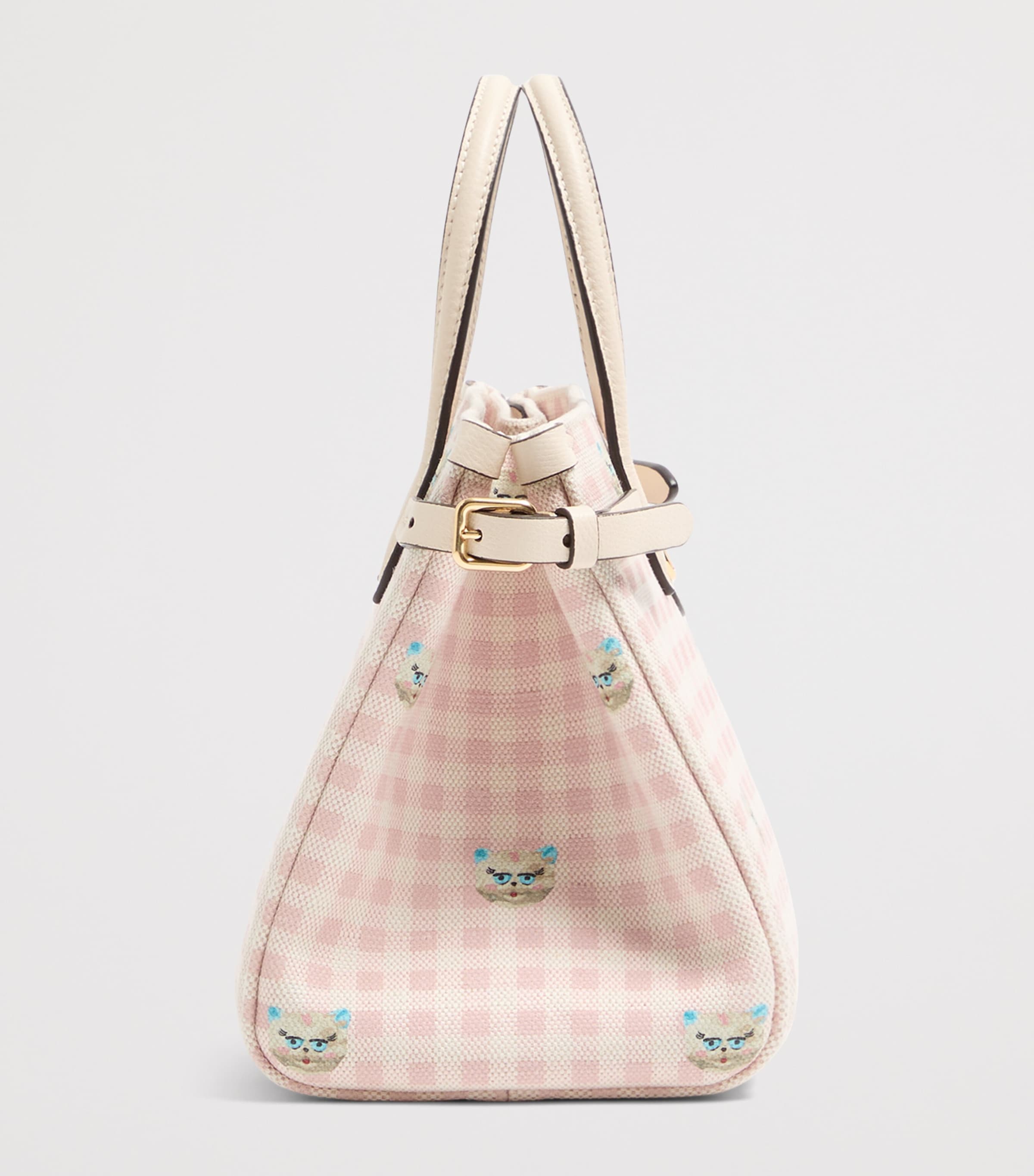 Valentino Garavani Antibes small cotton-linen tote bag, imported from the UK