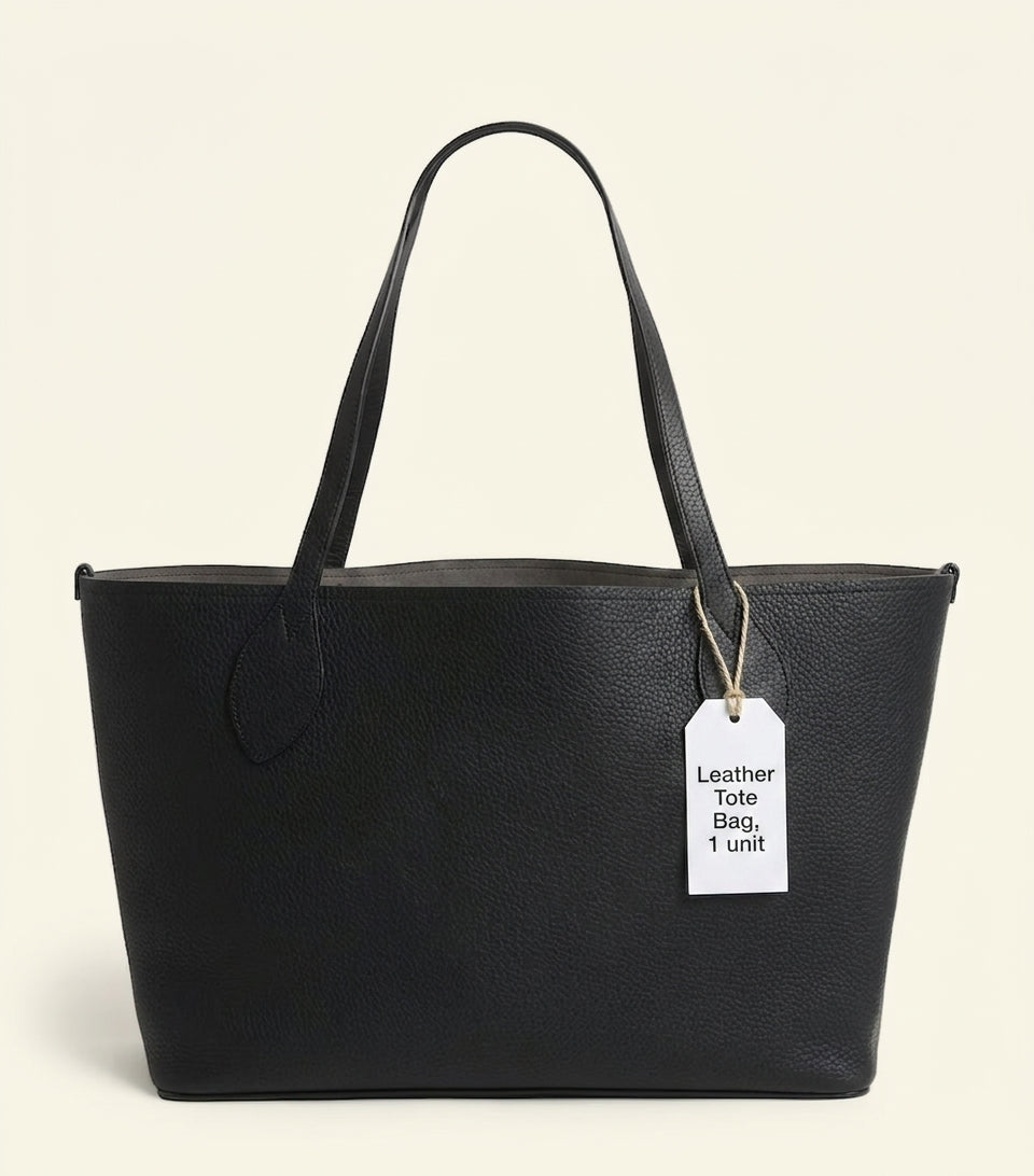 Mulberry Grained Leather Tree Tote Bag