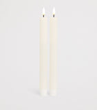 Deluxe Homeart Wax LED Dinner Candles Set of 2 - British product