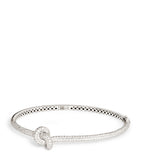 Engelbert white gold and diamond Legacy Knot bangle - British product