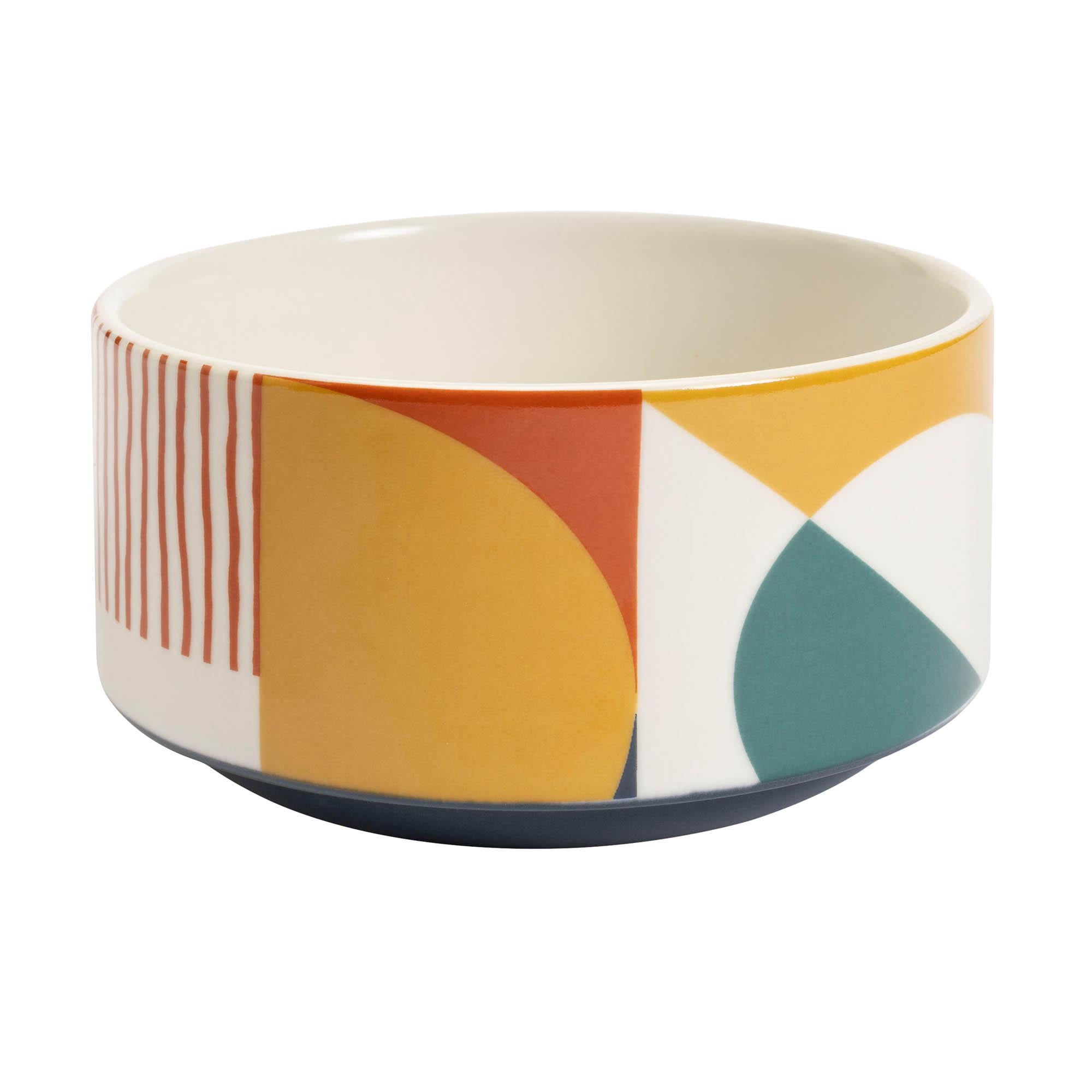 Habitat Geo Decal Nibble Bowl GOODS Sainsburys   