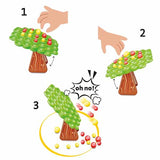Quercetti Stay Apple balance game with apples and tree - British product