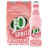 J2O Spritz Apple & Watermelon Sparkling Juice Drink 4x275ml Adult soft drinks Sainsburys   