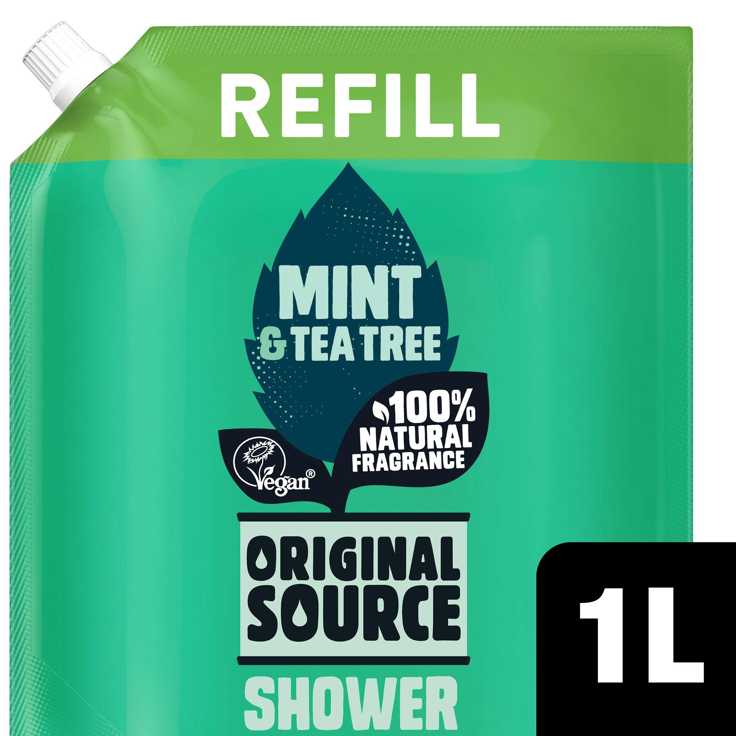 Original Source Tingly Mint & Tea Tree Shower Refill 1L GOODS Sainsburys   