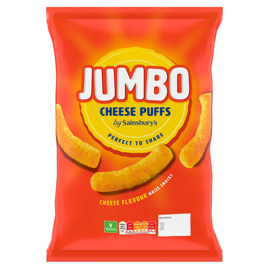 Sainsbury's Jumbo Cheese Puffs 125g