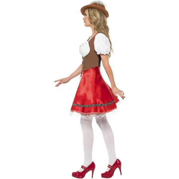 Smiffys Bavarian Wench costume dress with apron, imported from the UK