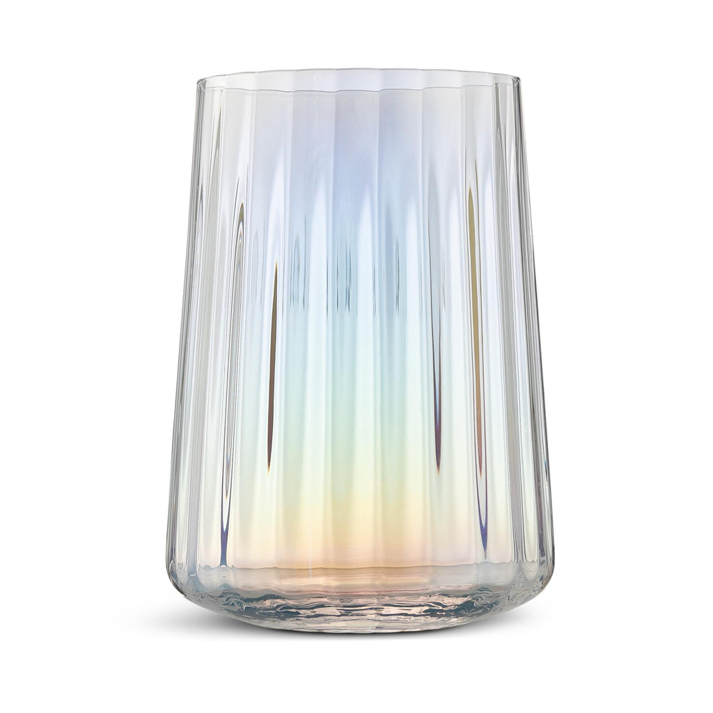 Habitat Iridescent Lustre Fluted Hi Ball