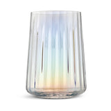 Habitat Iridescent Lustre Fluted Hi Ball GOODS Sainsburys   