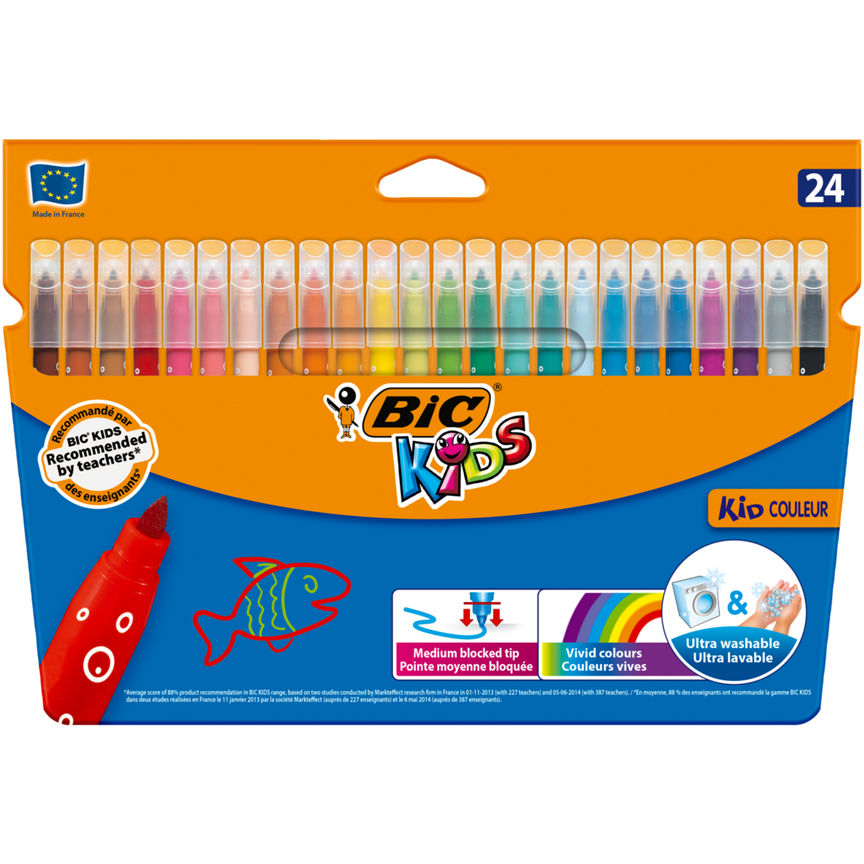 Bic Kids Felt Tip Colour Pens Office Supplies ASDA   