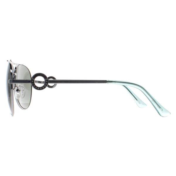 Guess GF0364 silver women sunglasses aviator frame, imported from the UK