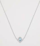 Chaumet Joséphine Aigrette pendant necklace aquamarine diamonds - British product