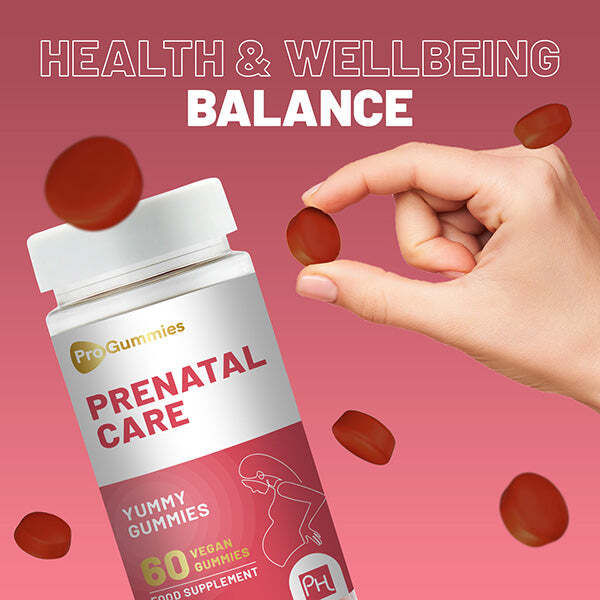 Prowise prenatal care gummies mixed berry 60 vegan gummies - British product