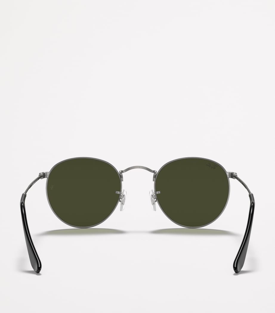 Ray-Ban RB3447 round metal sunglasses (British brand)
