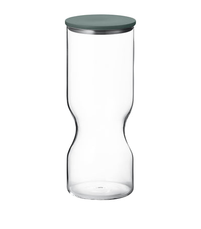 Georg Jensen Alfredo Stor glassbeholder for matoppbevaring